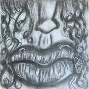 Curly lips