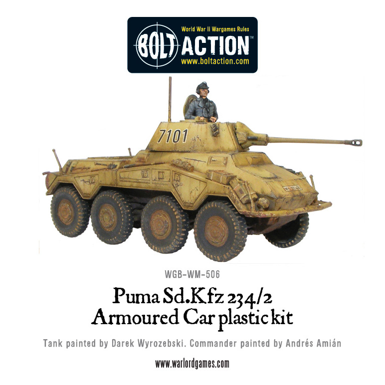 Bolt Action - Puma Ad.Kfz 234/2 Armoured Car